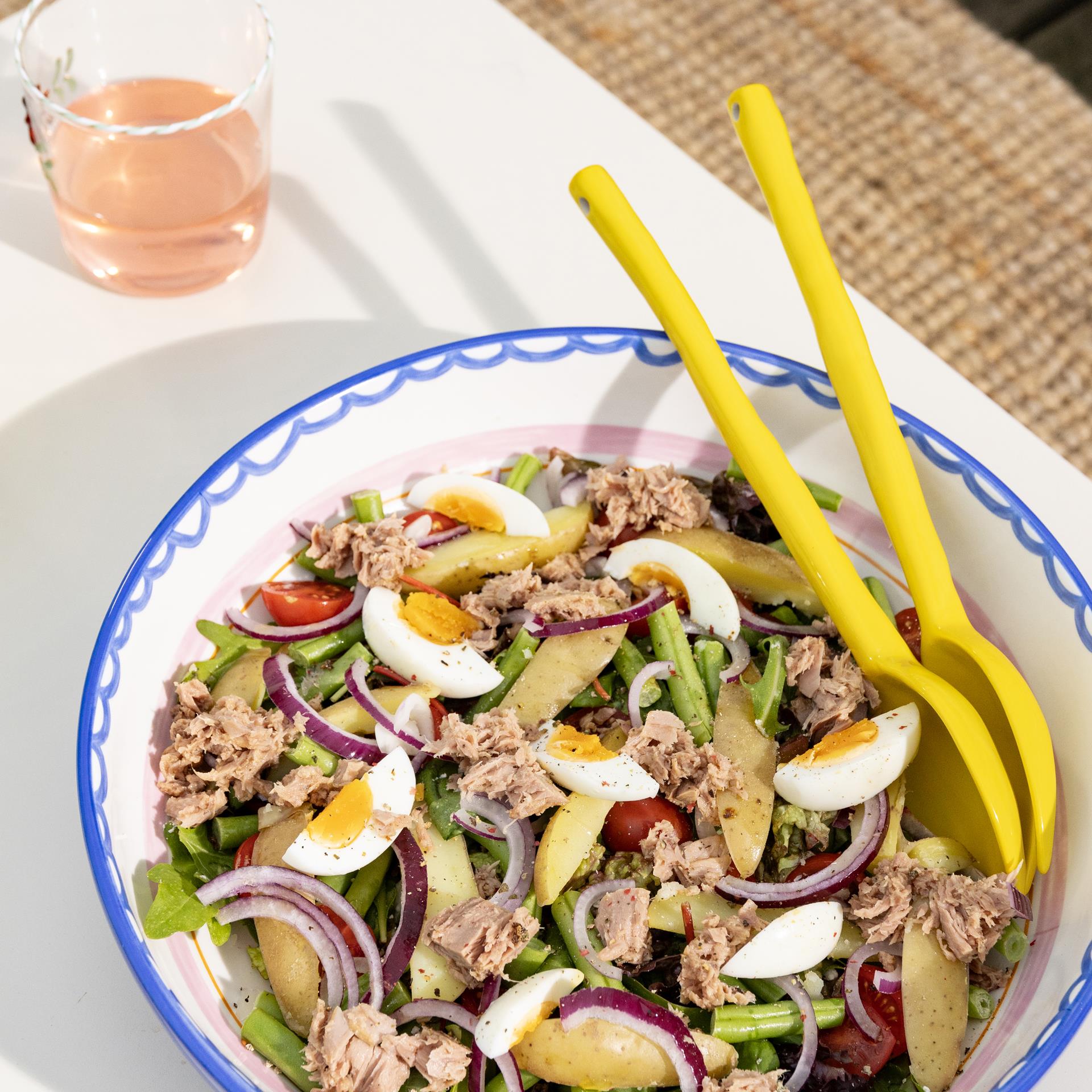 Salad bowl boavista blue