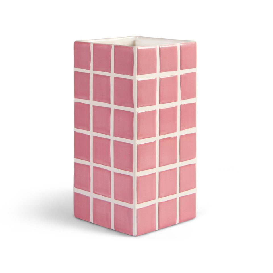 Vase tile pink