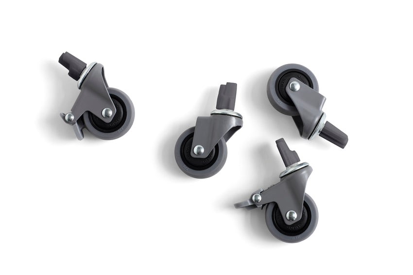 HAY color crate wheels set of 4 (medium grey)