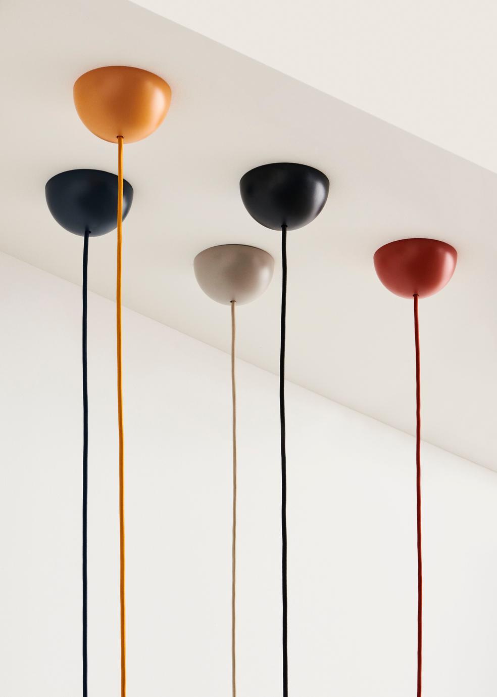 Common pendant cord set beton grey