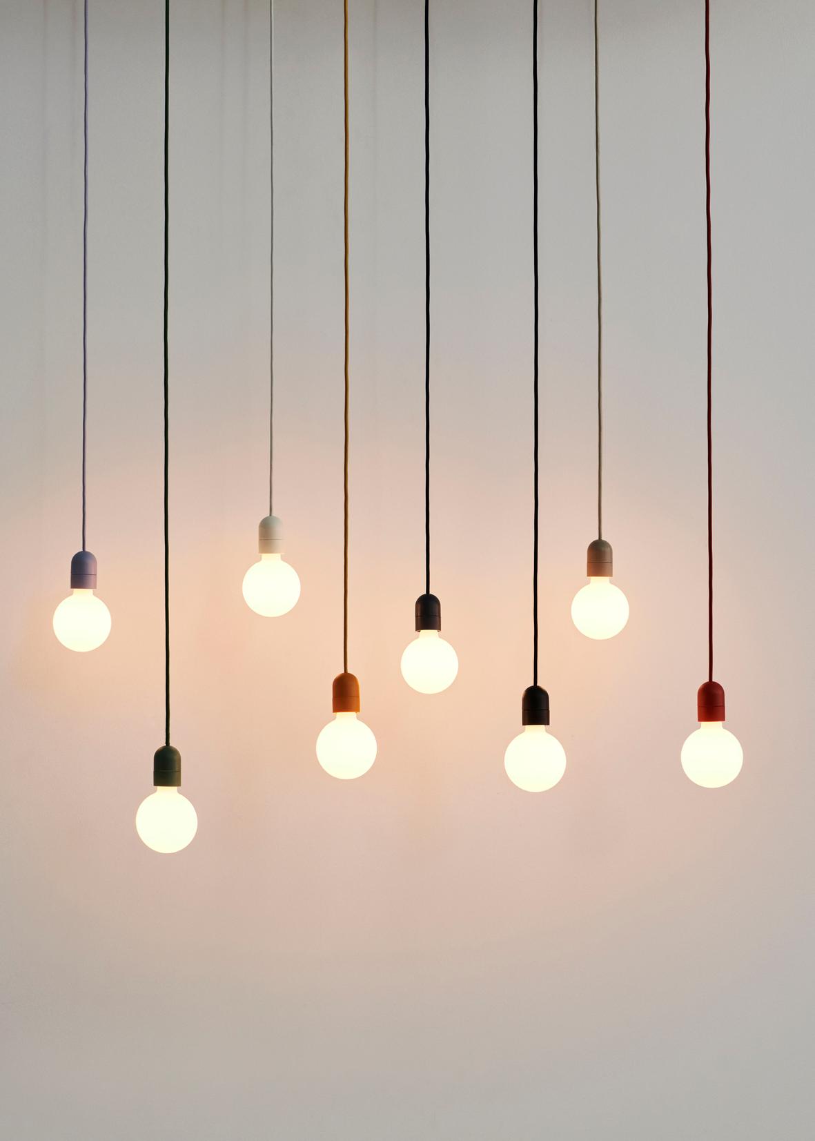 Common pendant cord set beton grey