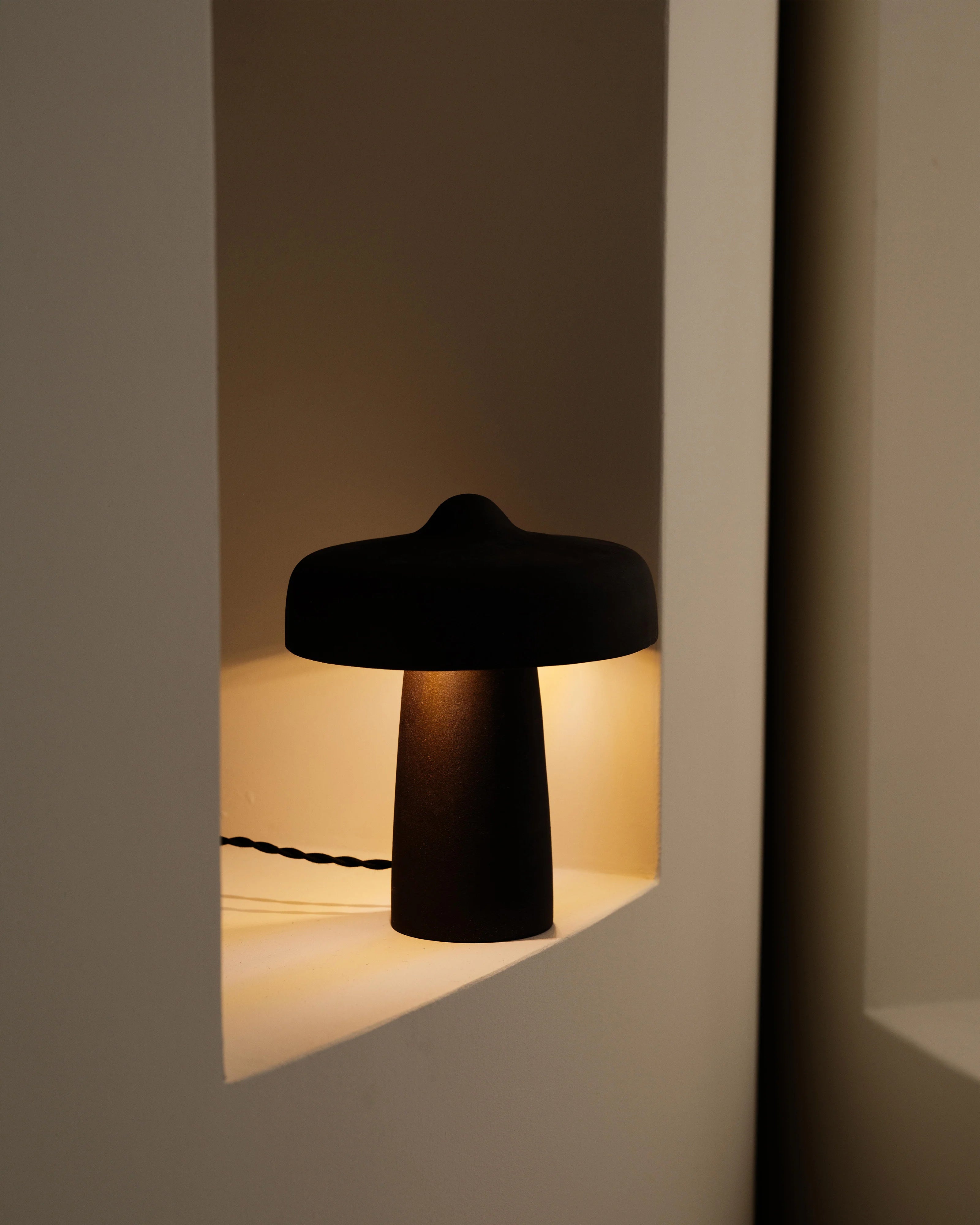 Table lamp black Fou