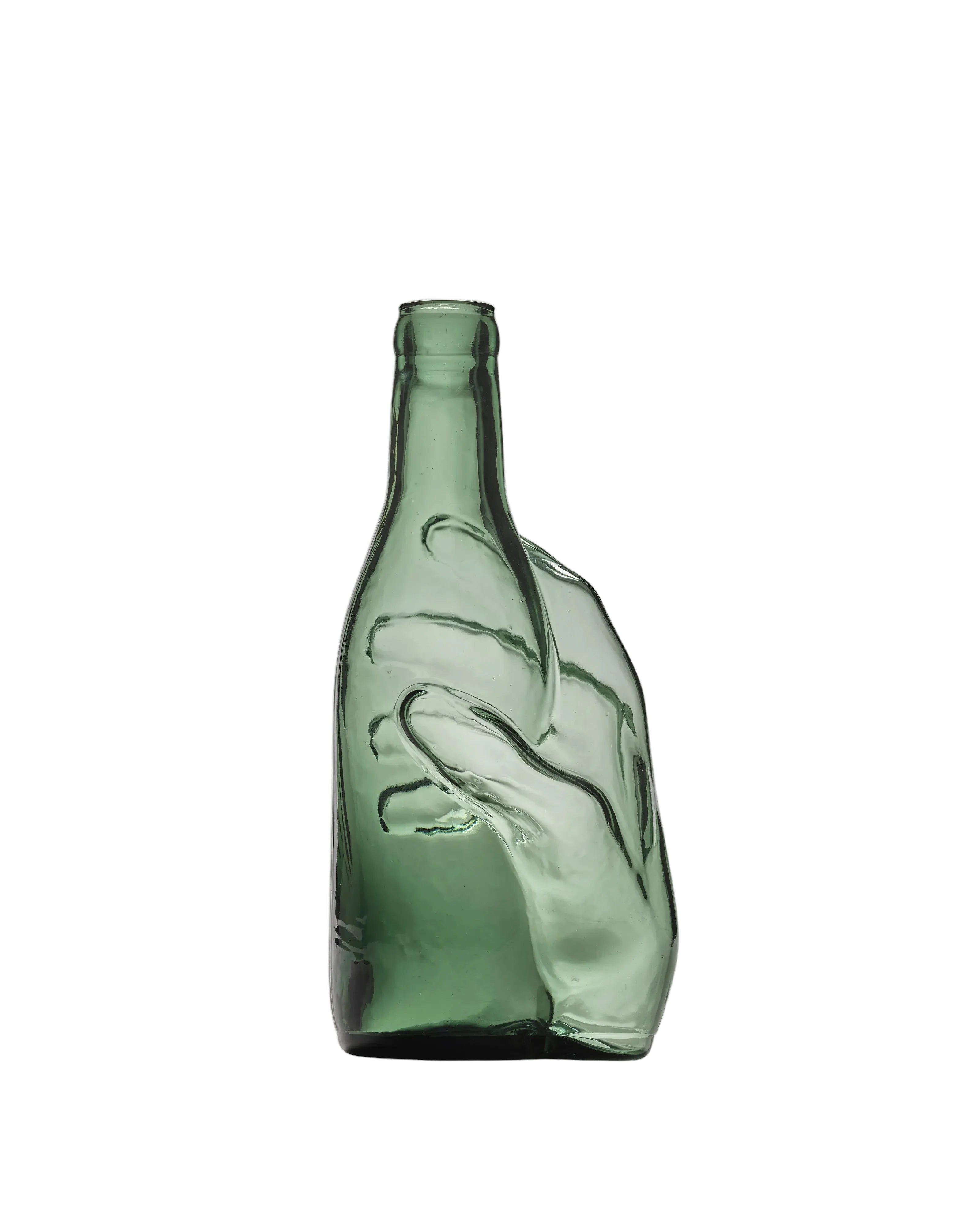 Carafe Edward emerald green Les Objets Mouleversants