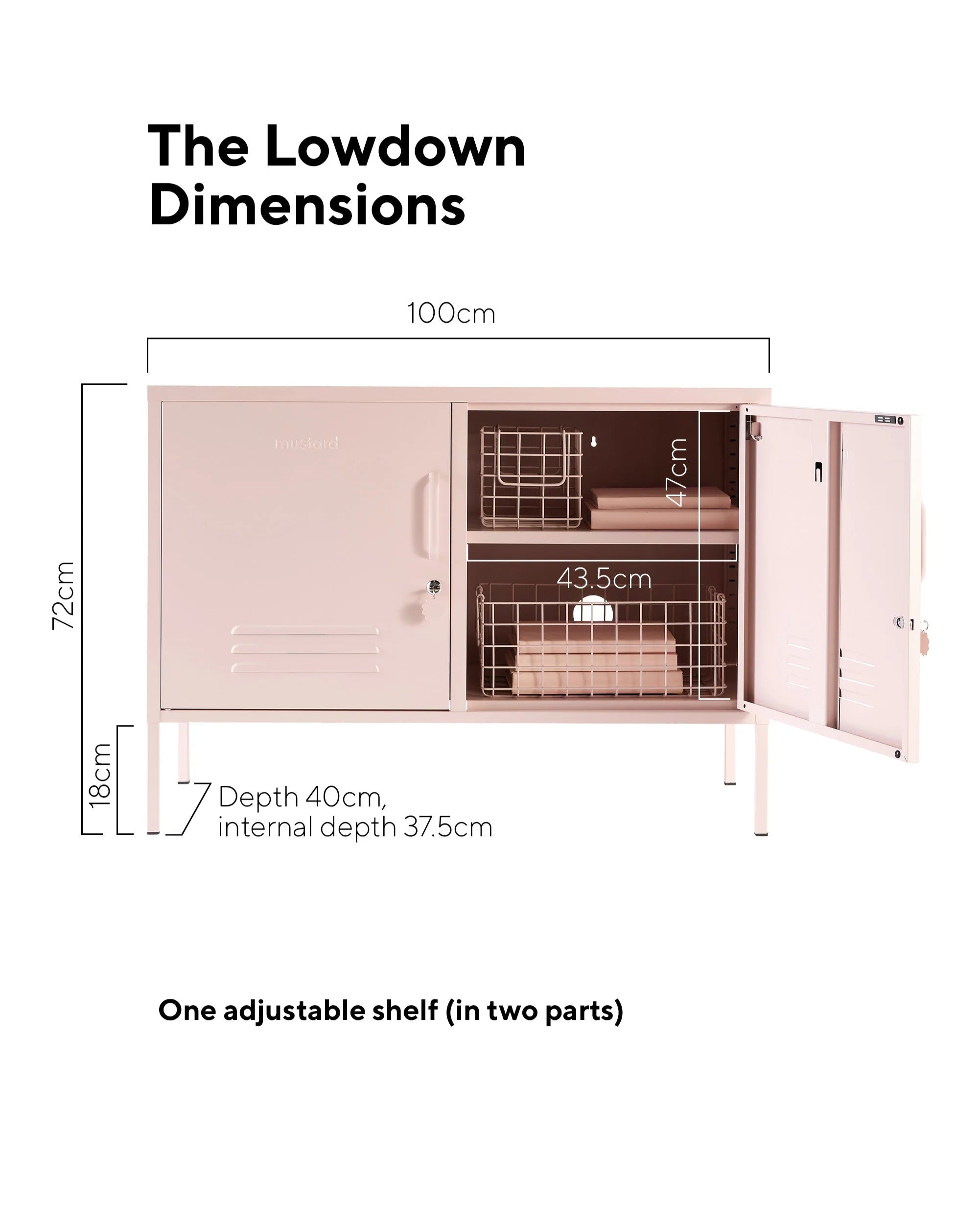 The Lowdown in blush