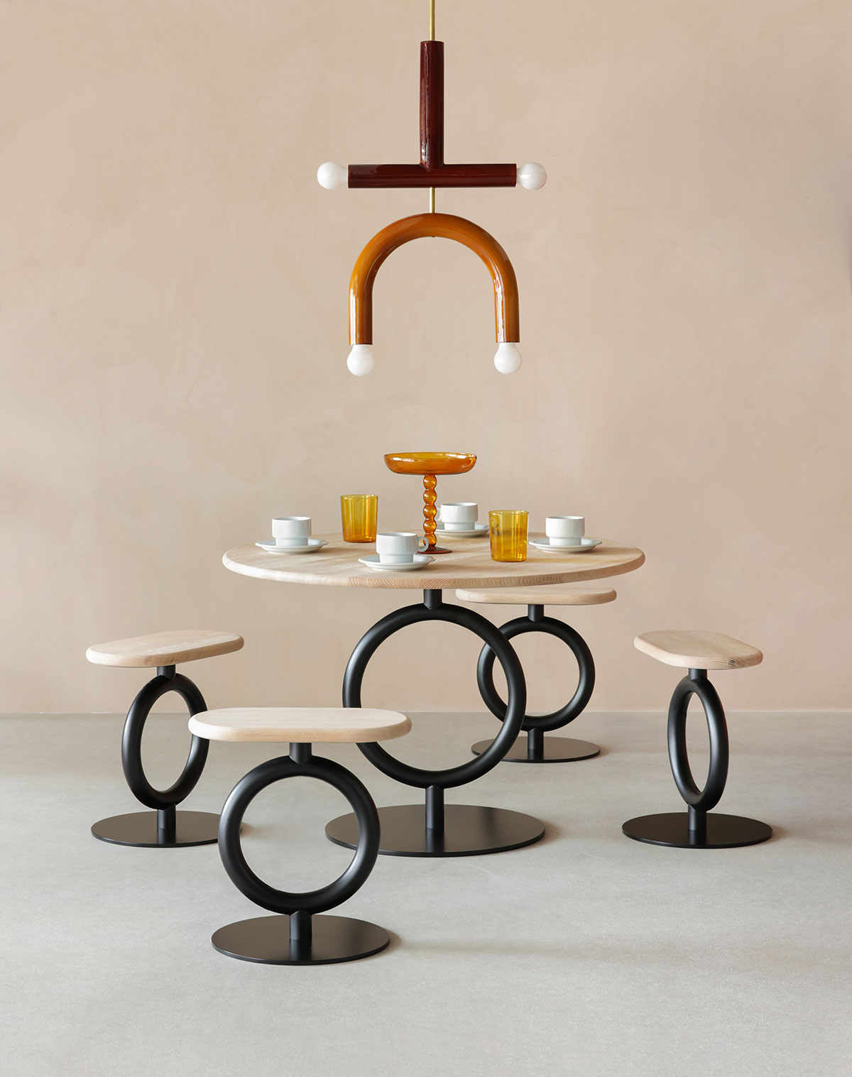 Sancal Totem stool by Sylvain Willenz