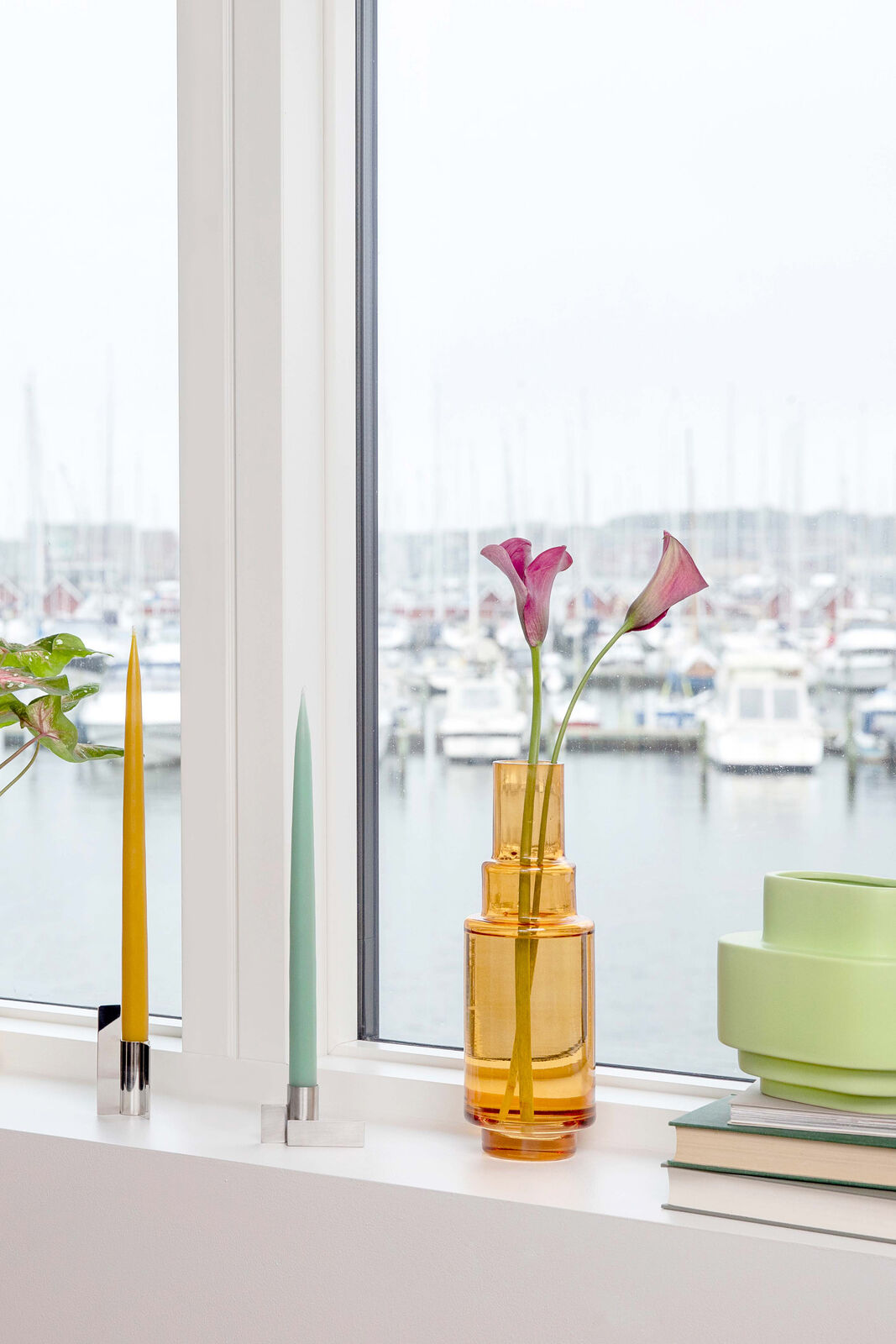 Icon candlestick (brushed steel)
