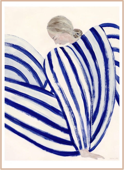 Sofia Lind - Blue stripe at concorde