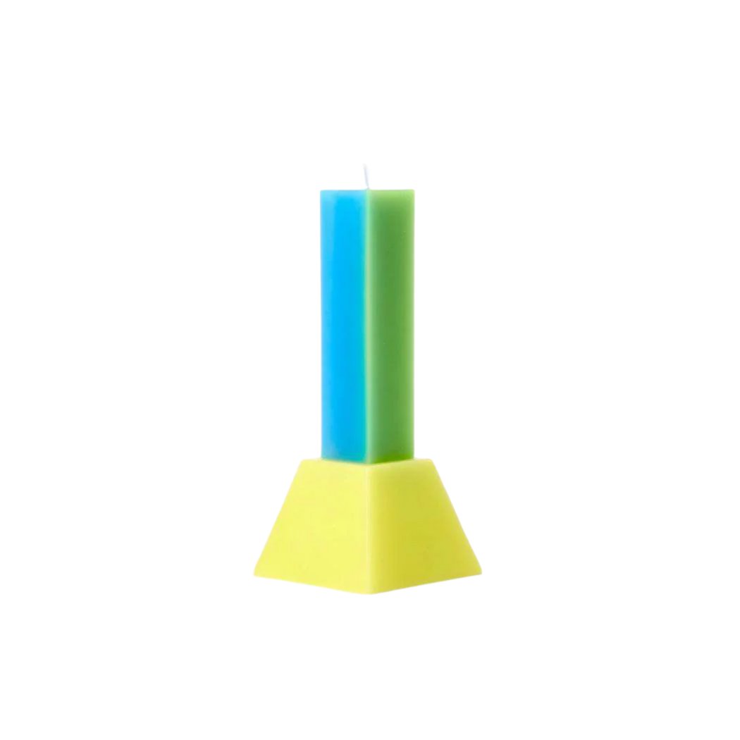 Happiness 1 candle (blue/green)