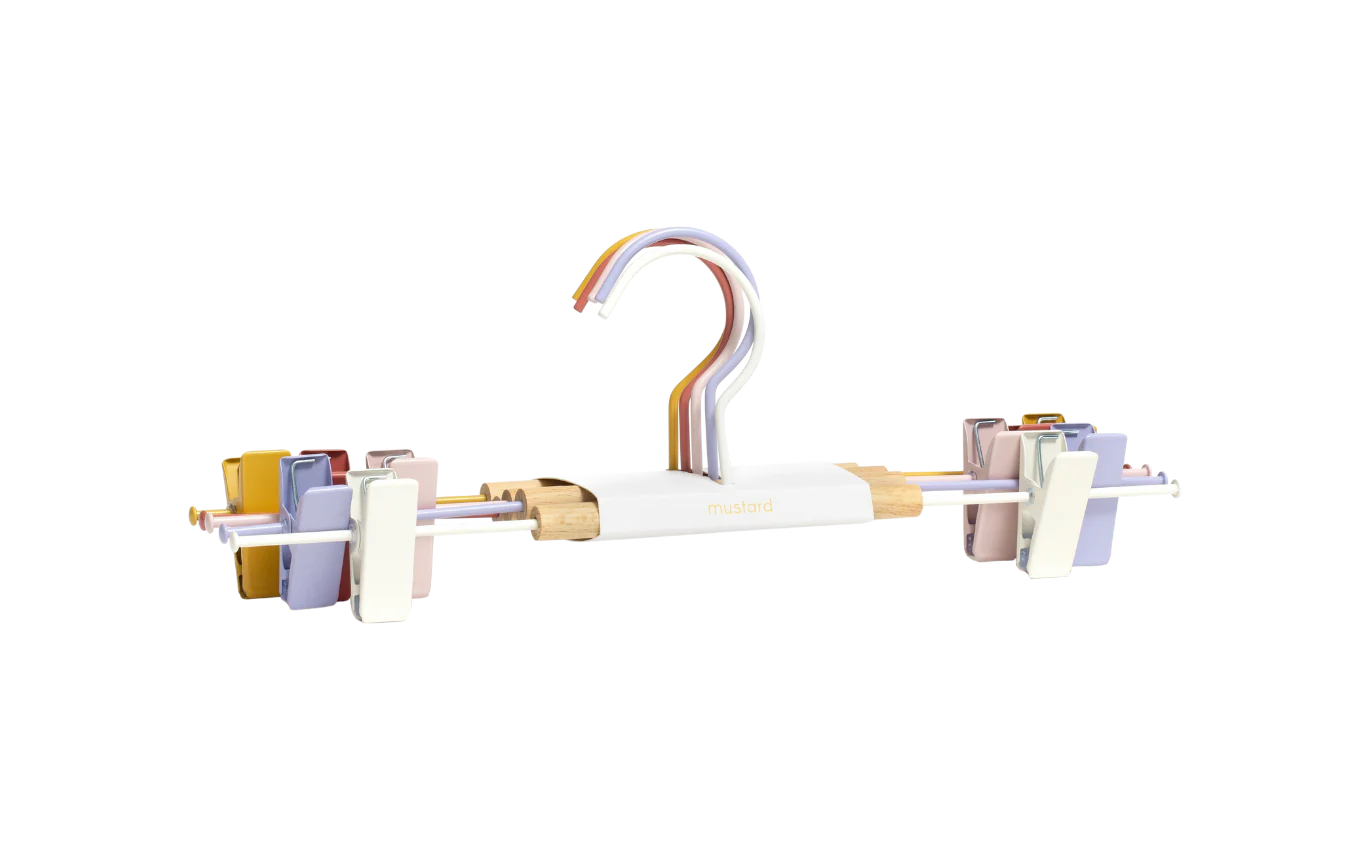 Adult clip hangers in summer