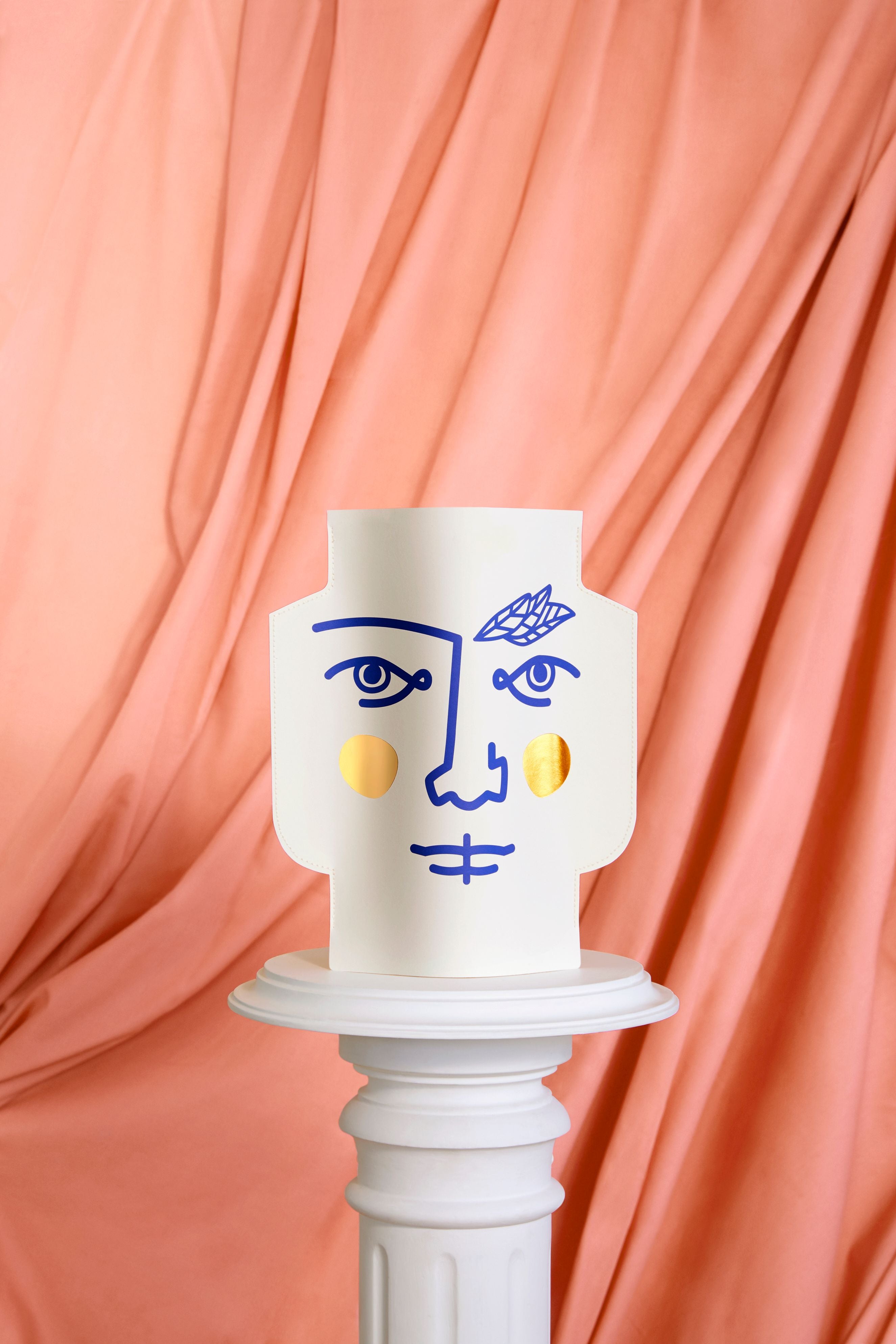 Janus paper vase
