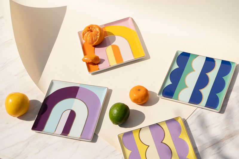 Riviera arch tray (purple)