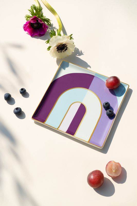 Riviera arch tray (purple)