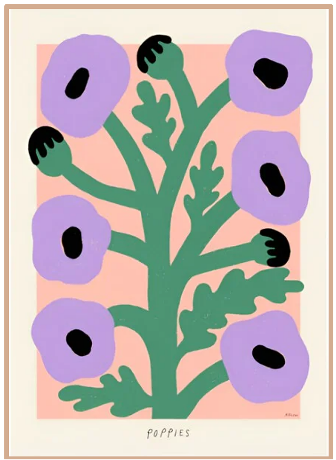 Madelen Möllard - Purple poppies