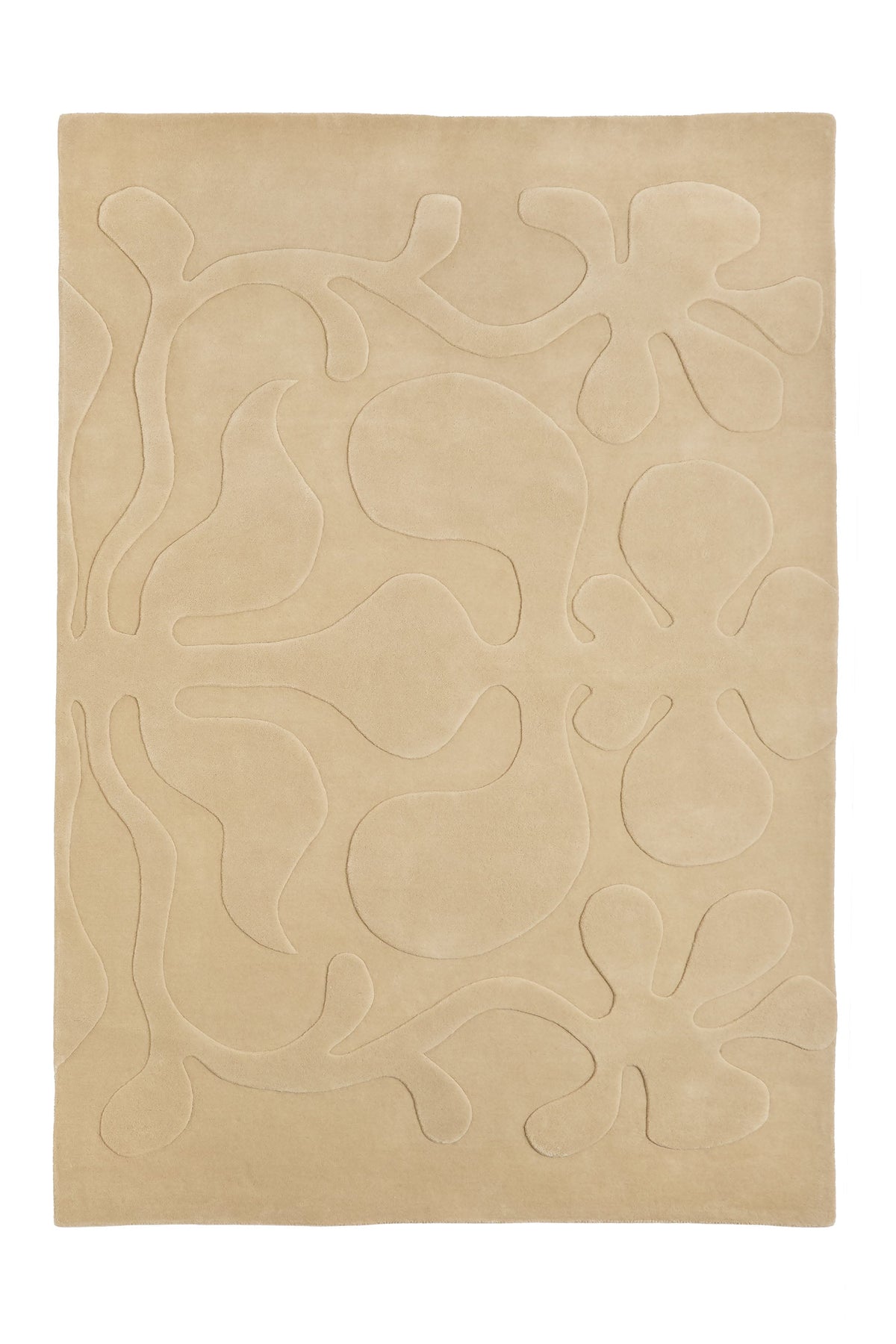 Nani Marquina Rooted Rug in ivory by Lucia Eames