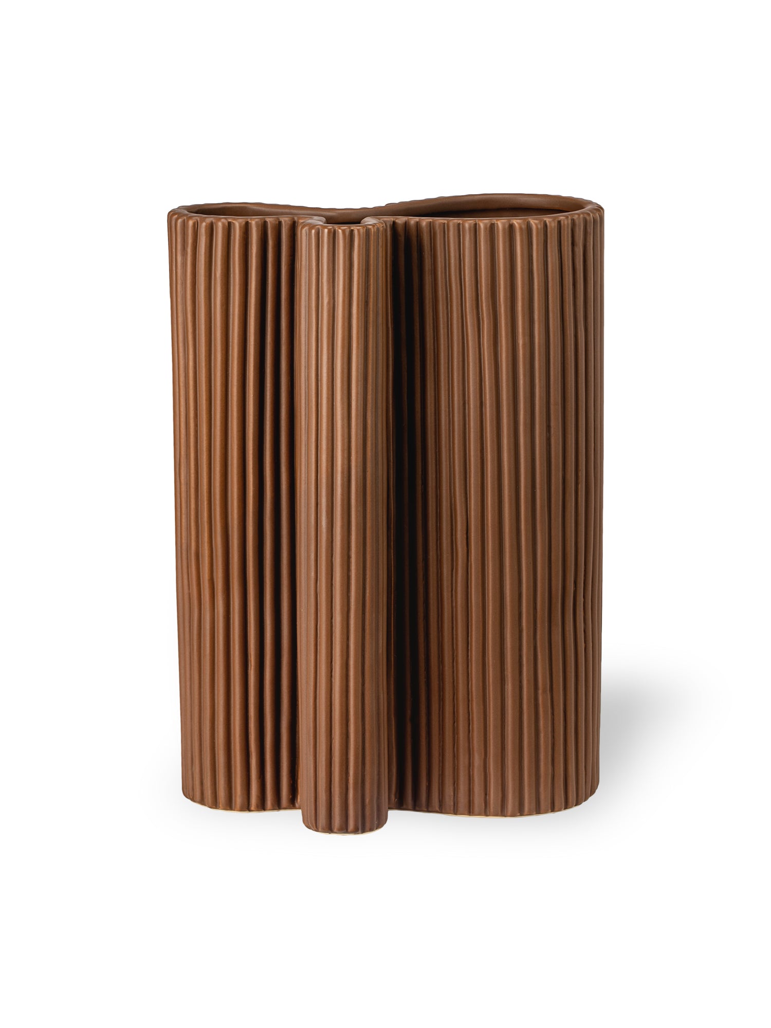 Wrap vase (brown)