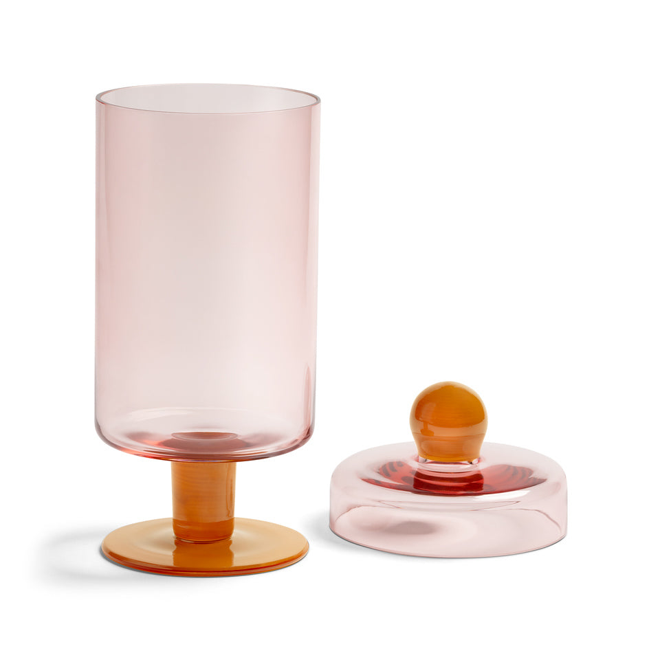 Jar duo tall pink