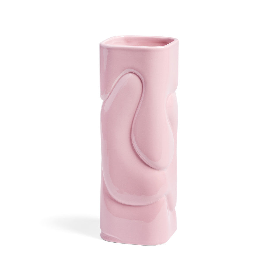 Vase puffy pink