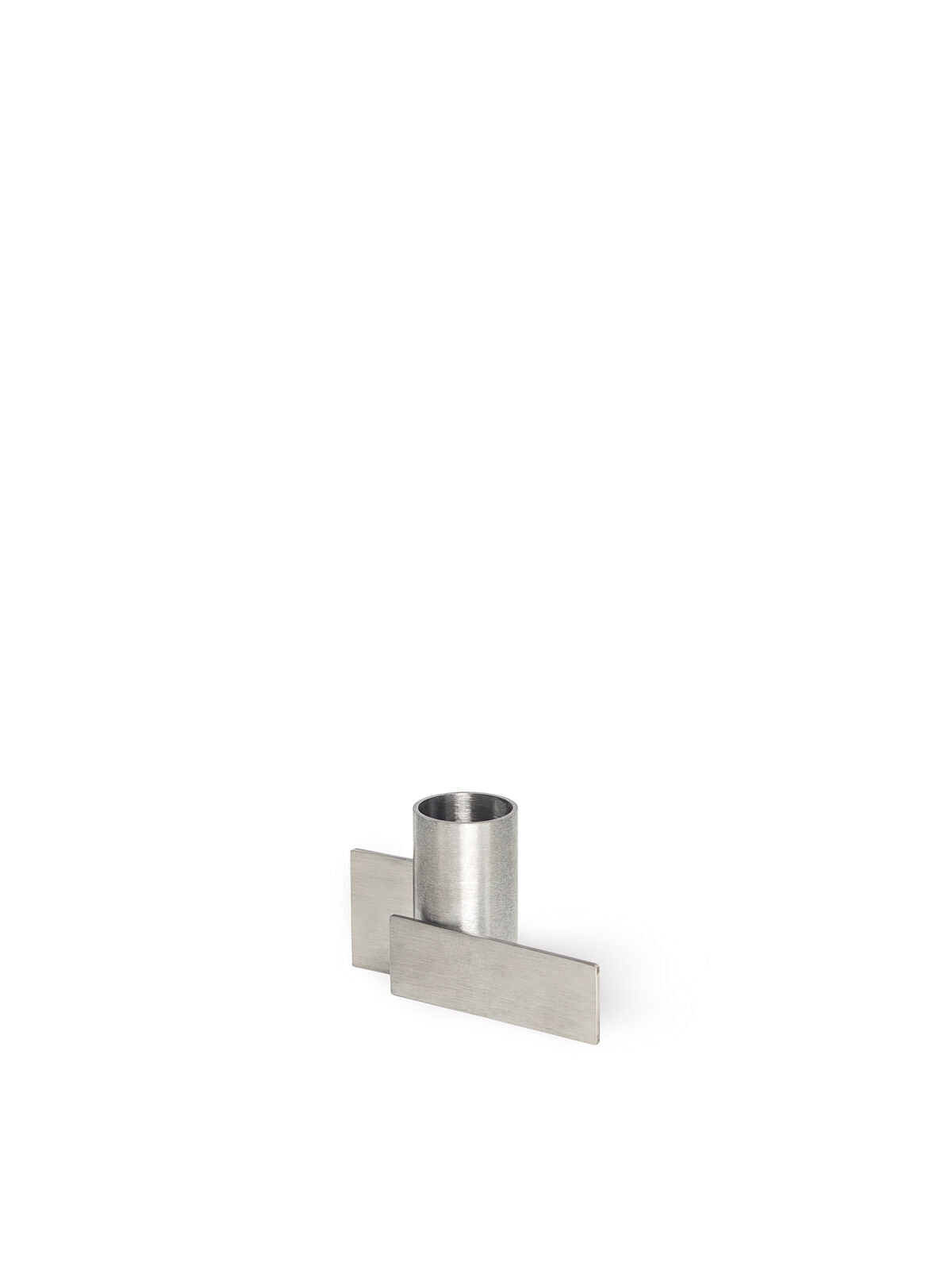 Icon candlestick (brushed steel)