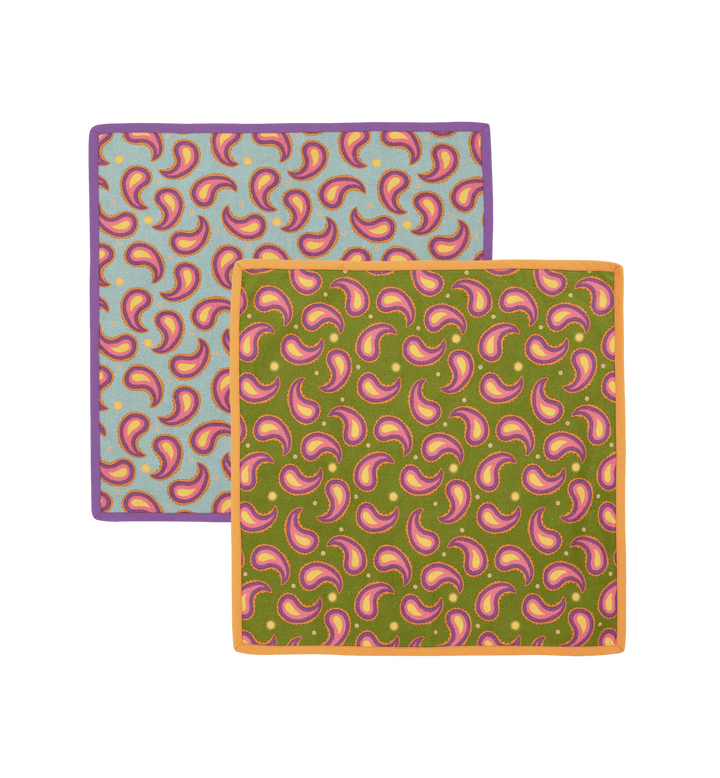 Paisley napkin set of 2