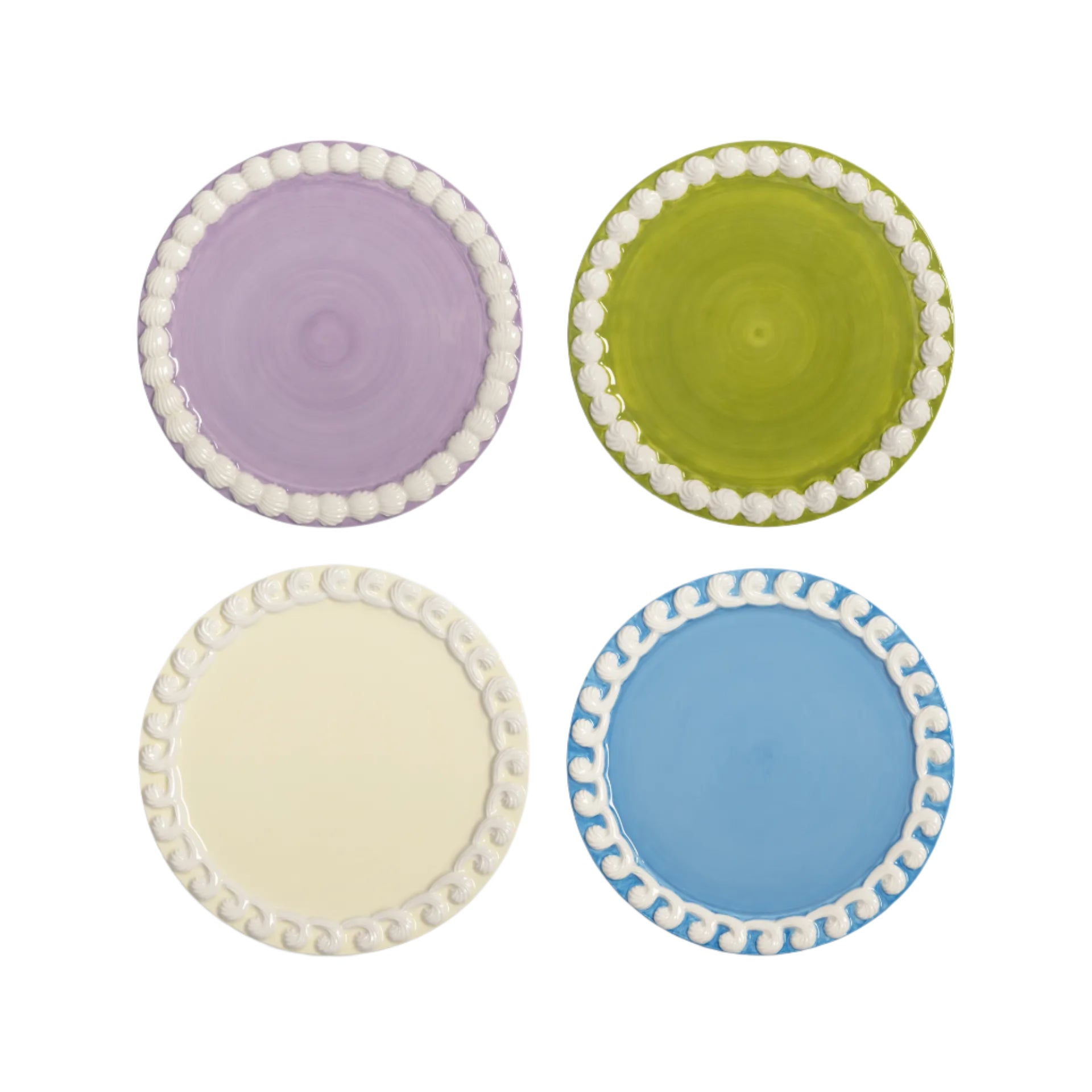 Plate whip #2 set of 4