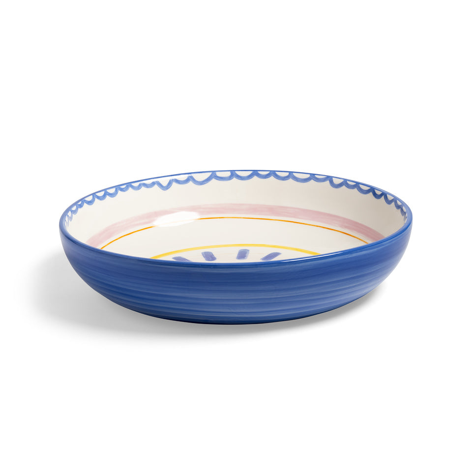 Salad bowl boavista blue