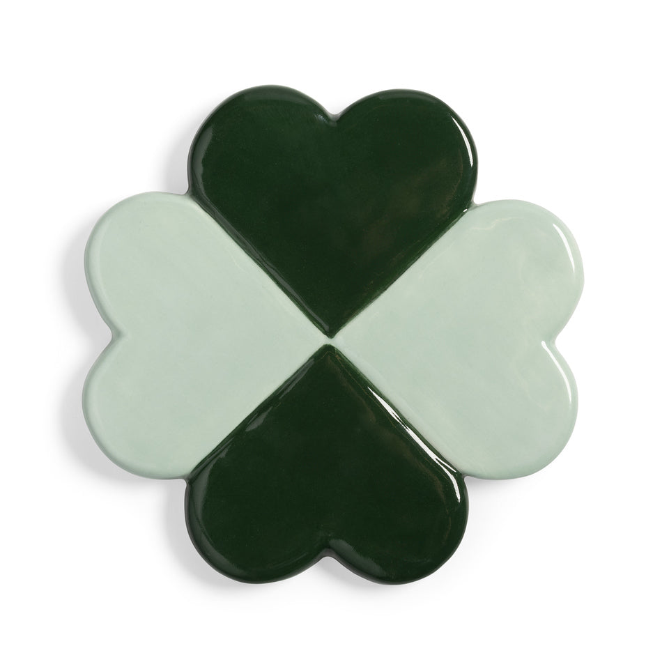 Coaster lucky clover set of 4