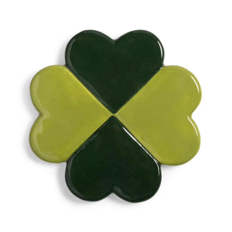Coaster lucky clover set of 4