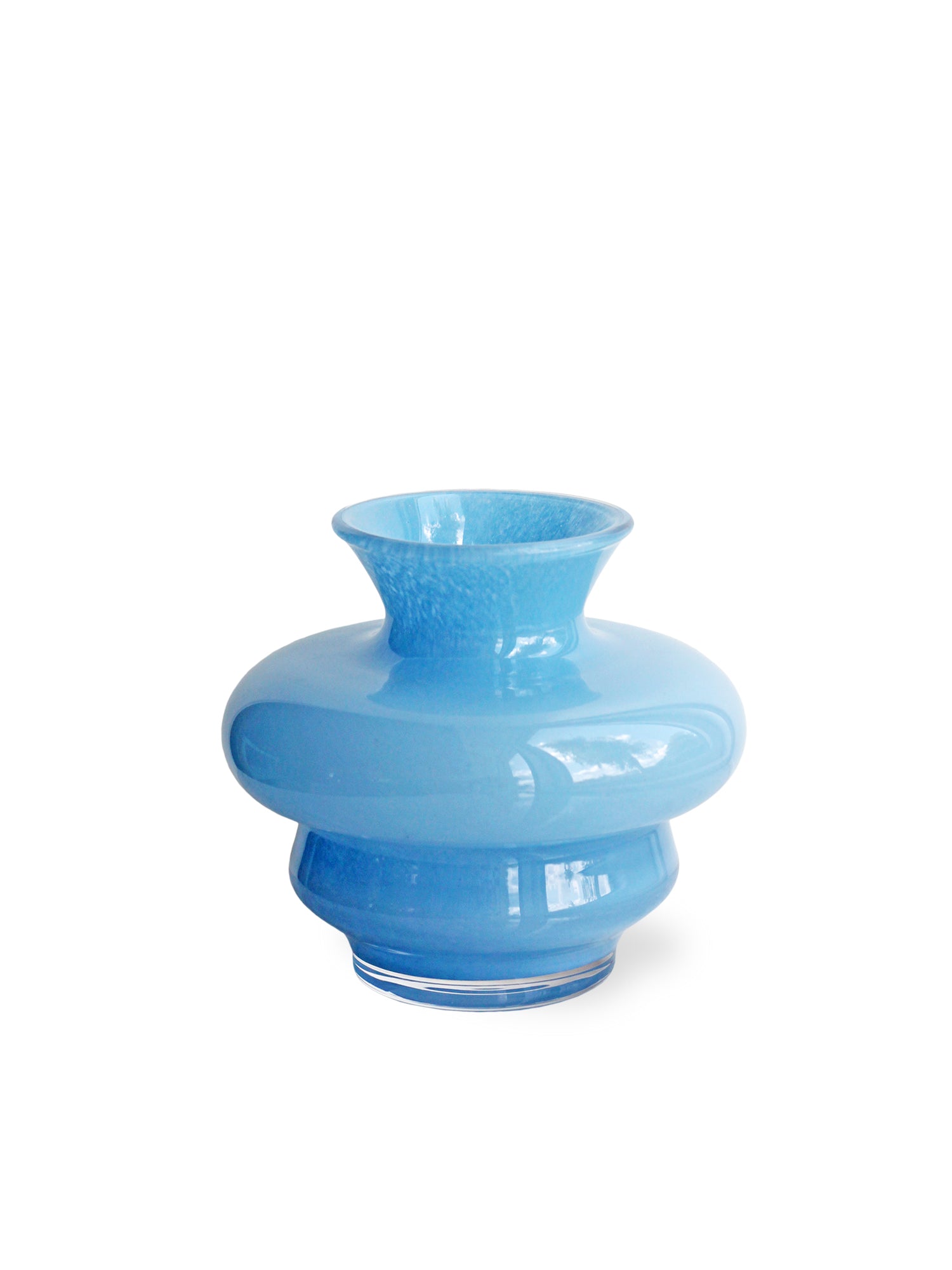 Curve vase mini blue