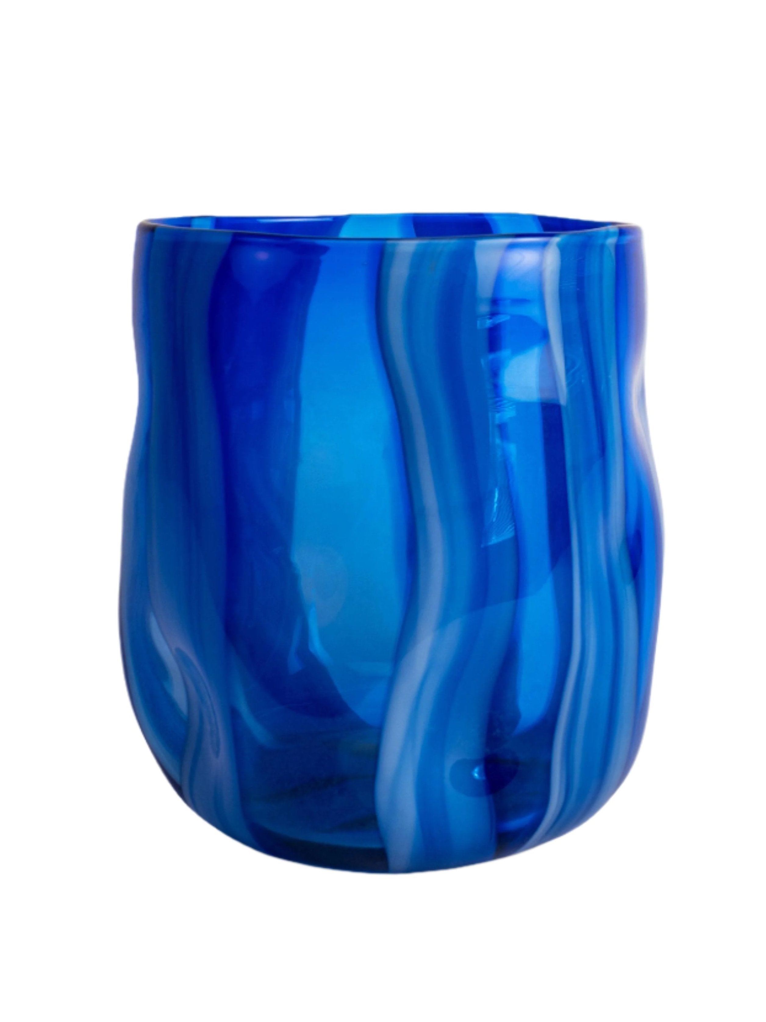 Vase triton blue