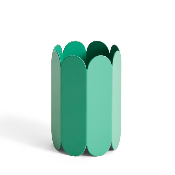 Arcs vase small green