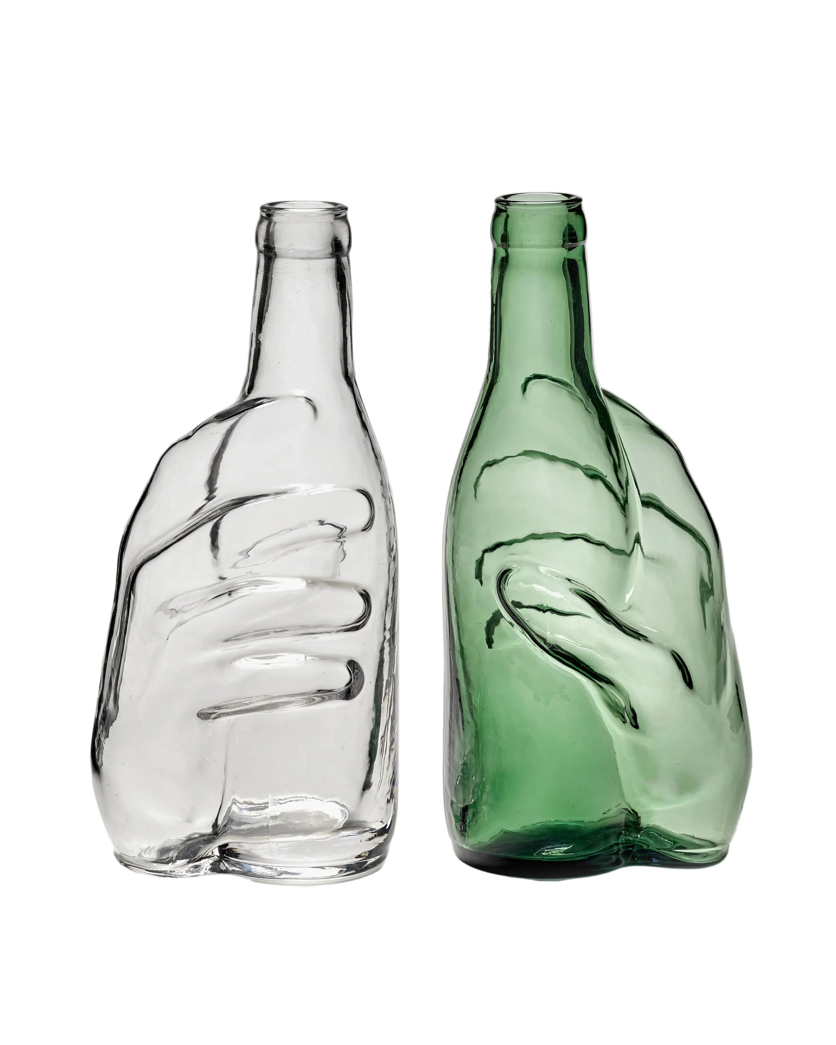 Carafe Edward emerald green Les Objets Mouleversants