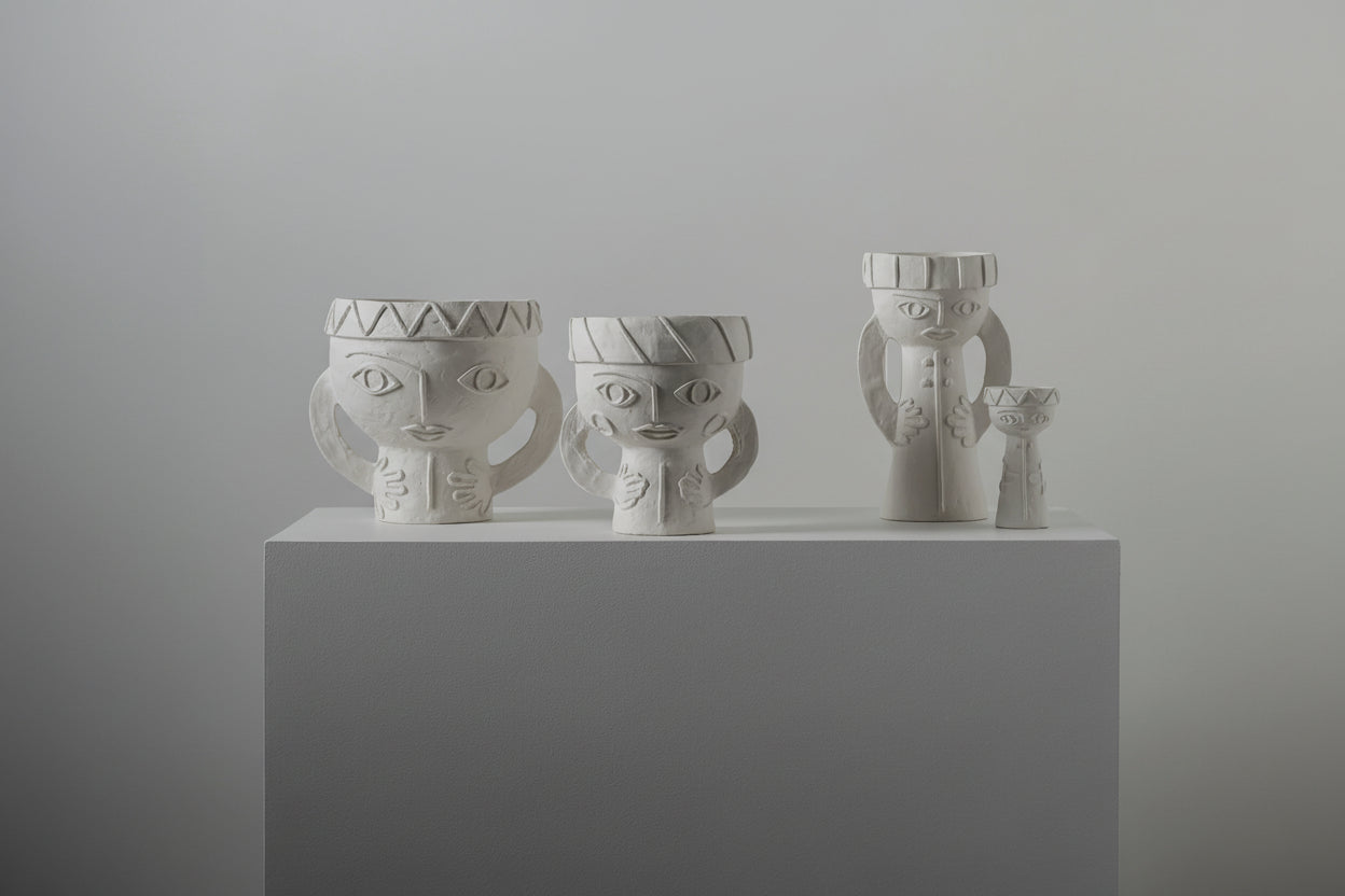 Vase S 01 beige Les femmes