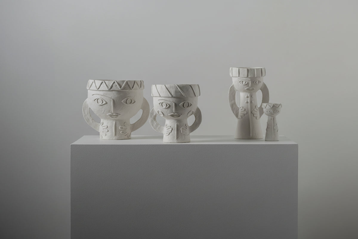 Vase S 01 beige Les femmes