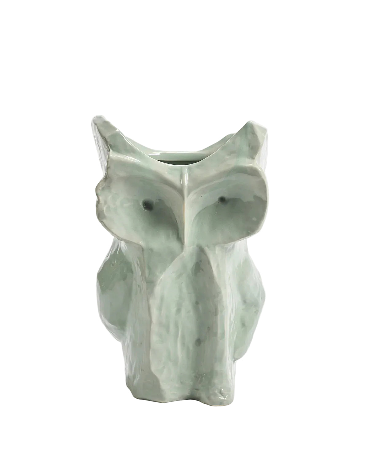 Owl vase L light blue After Midnight