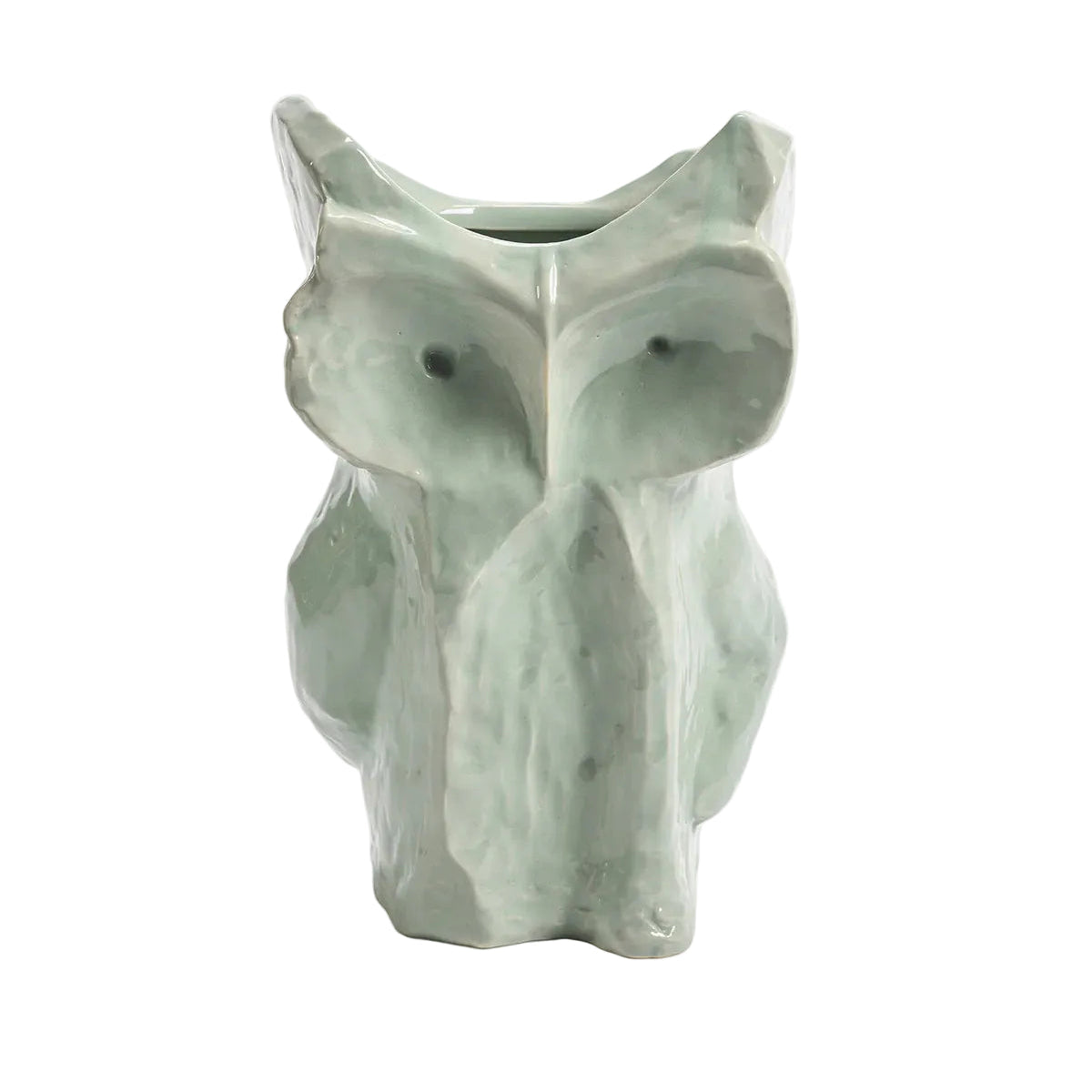 Owl vase L light blue After Midnight