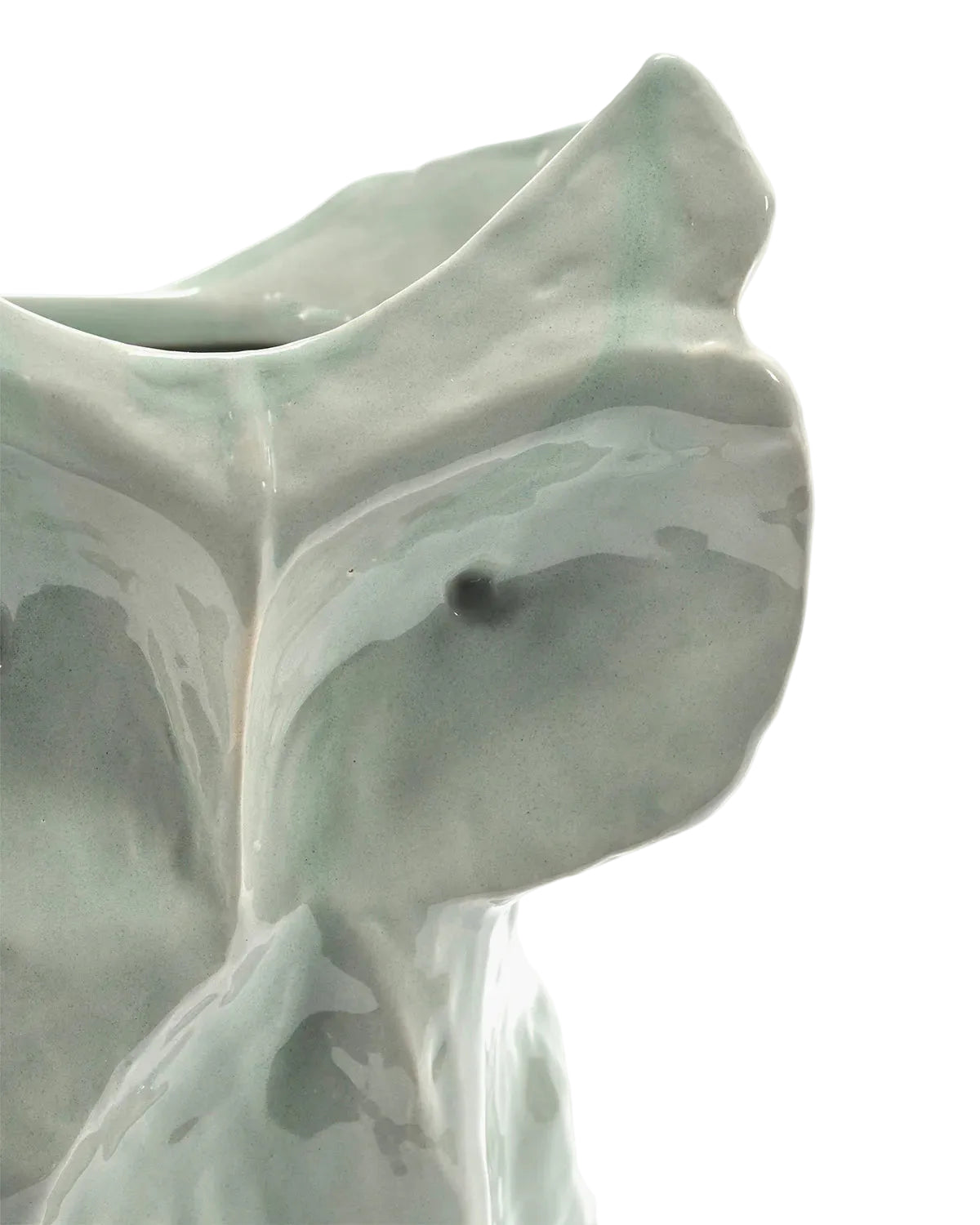 Owl vase L light blue After Midnight