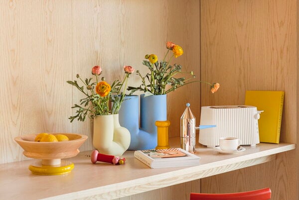 W&S chubby vase soft yellow
