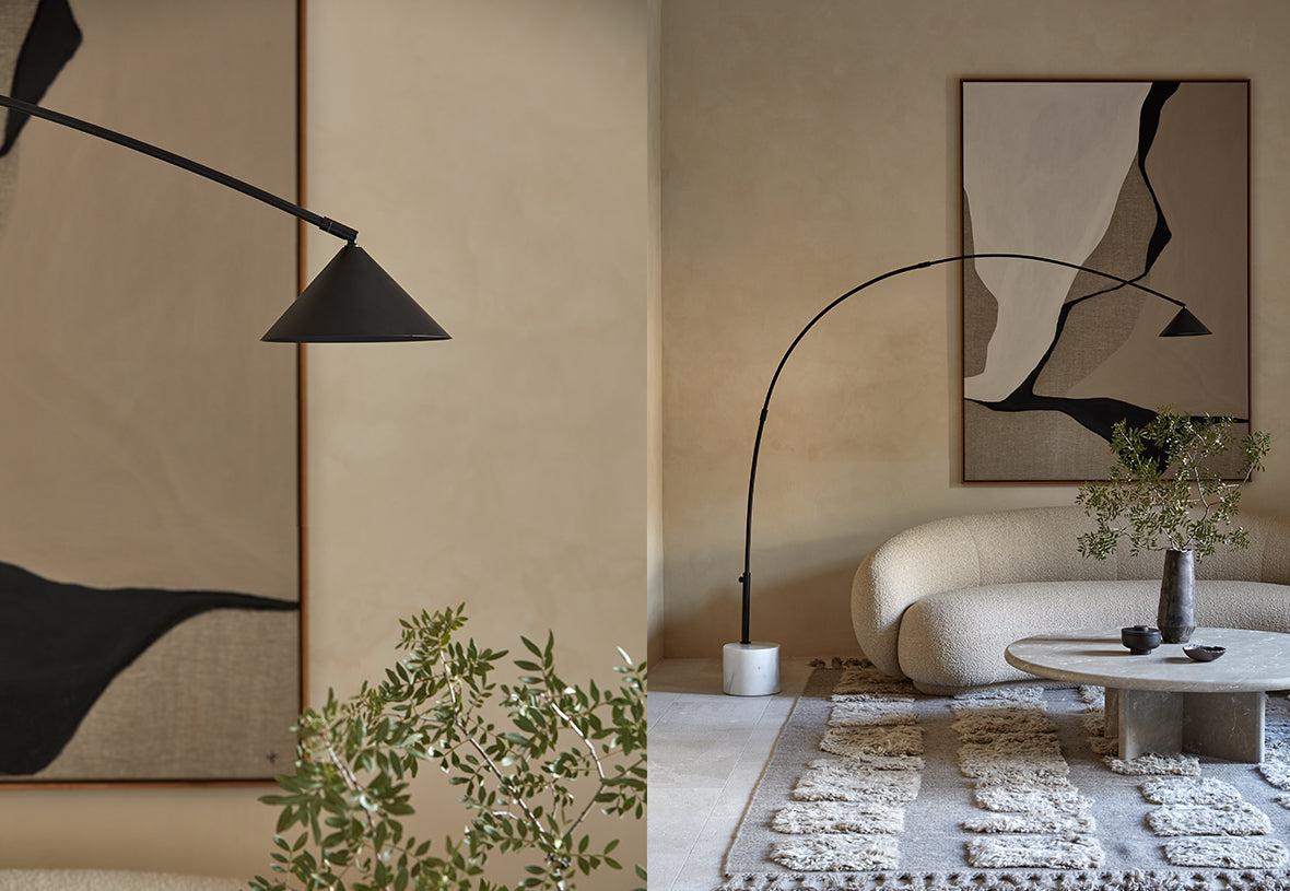 Aromas del Campo Hinoo Floor Lamp, in an interior