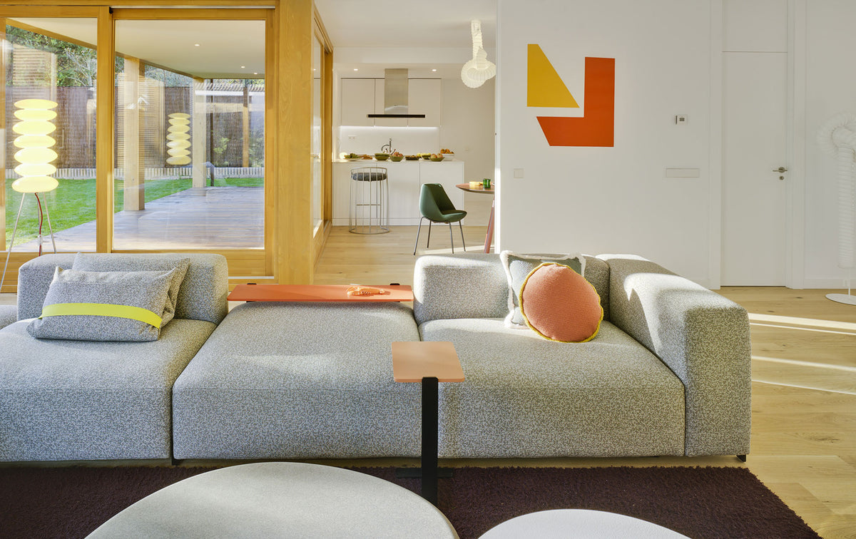 Sancal Mousse occasional table beside a sofa