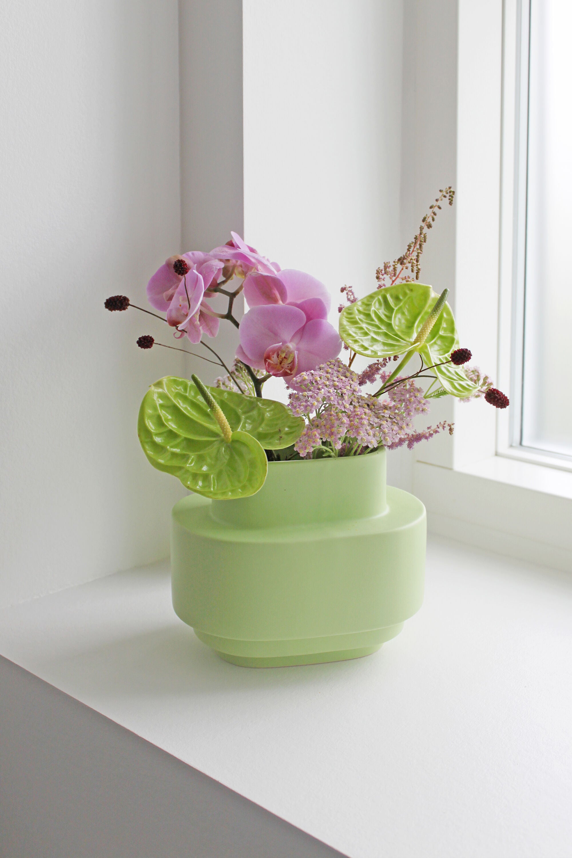Layer vase (green)