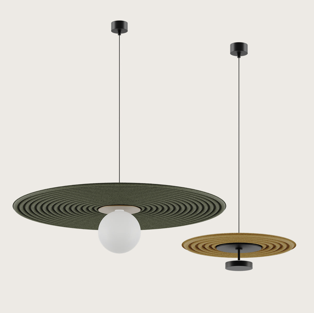 Aromas del Campo Tico Pendant Lamp, large and small versions