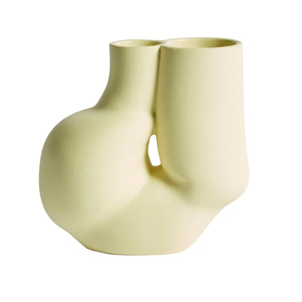 W&S chubby vase soft yellow