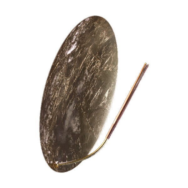 Catellani & Smith Luna Wall Lamp 30, gold leaf