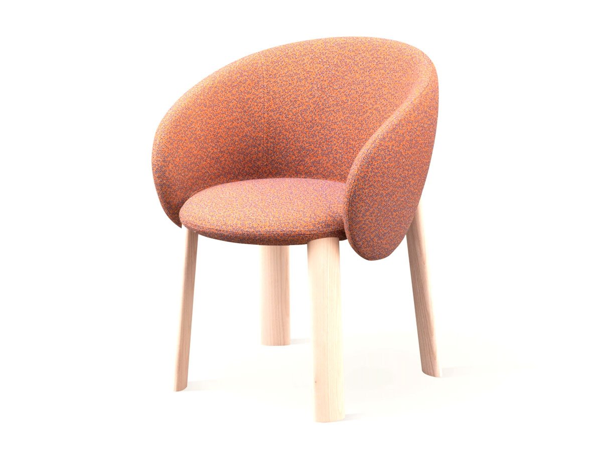 Nebula Chair, Wooden Legs