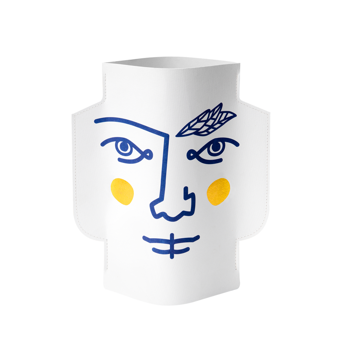 Janus paper vase