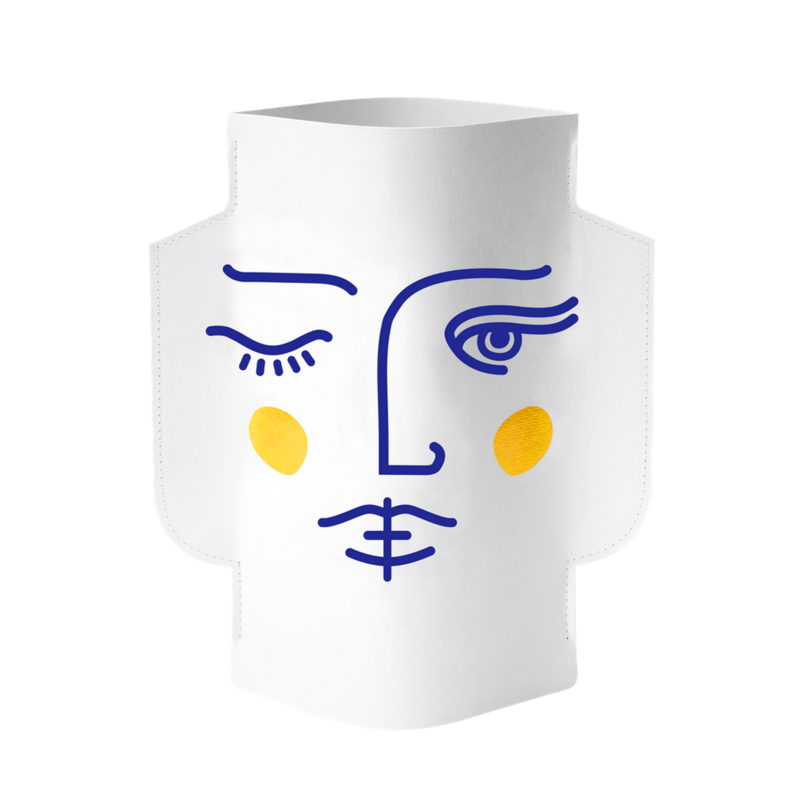 Janus paper vase