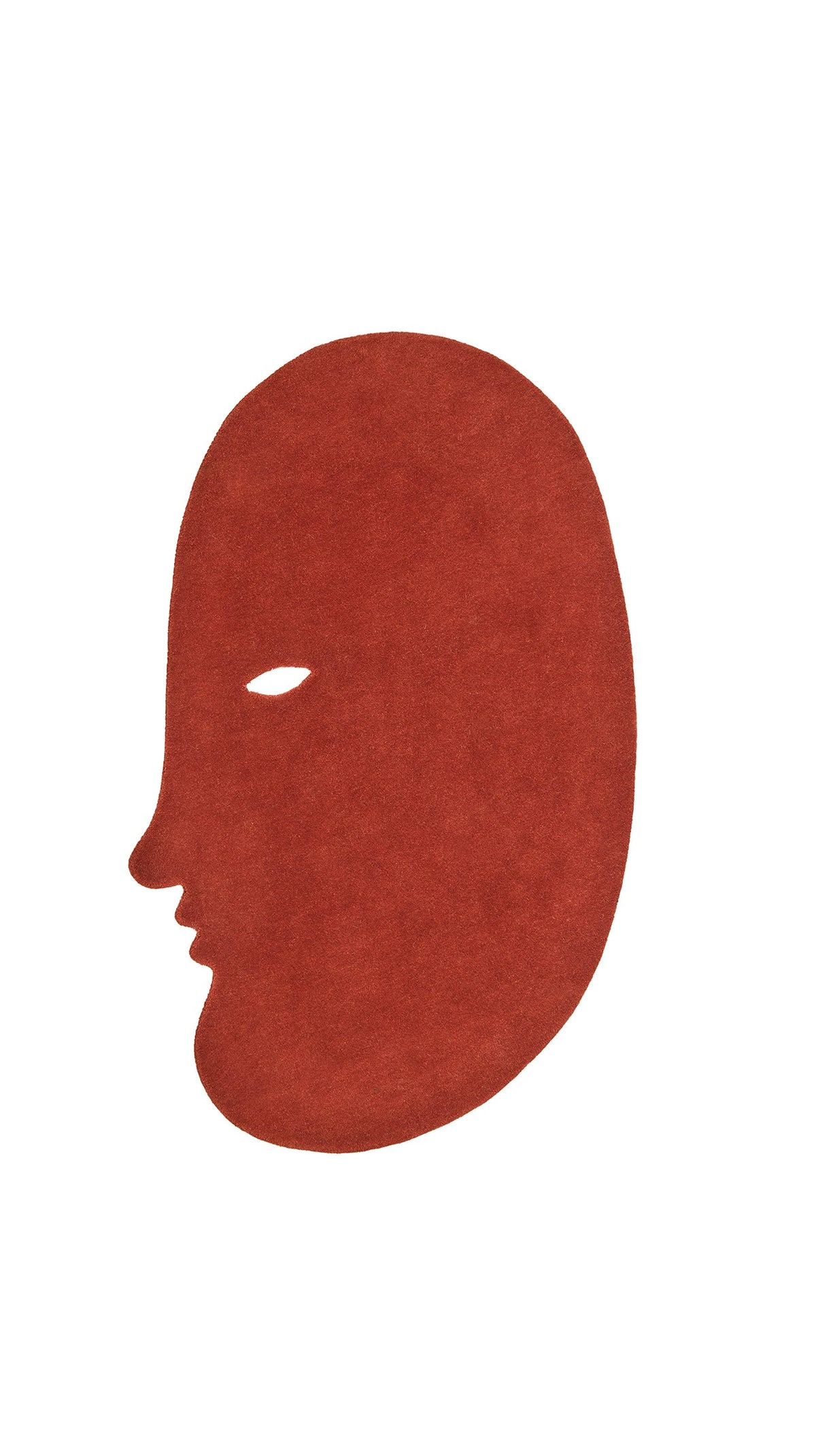 Nani Marquina Talk Talk M Rug in brick by Jaime Hayon